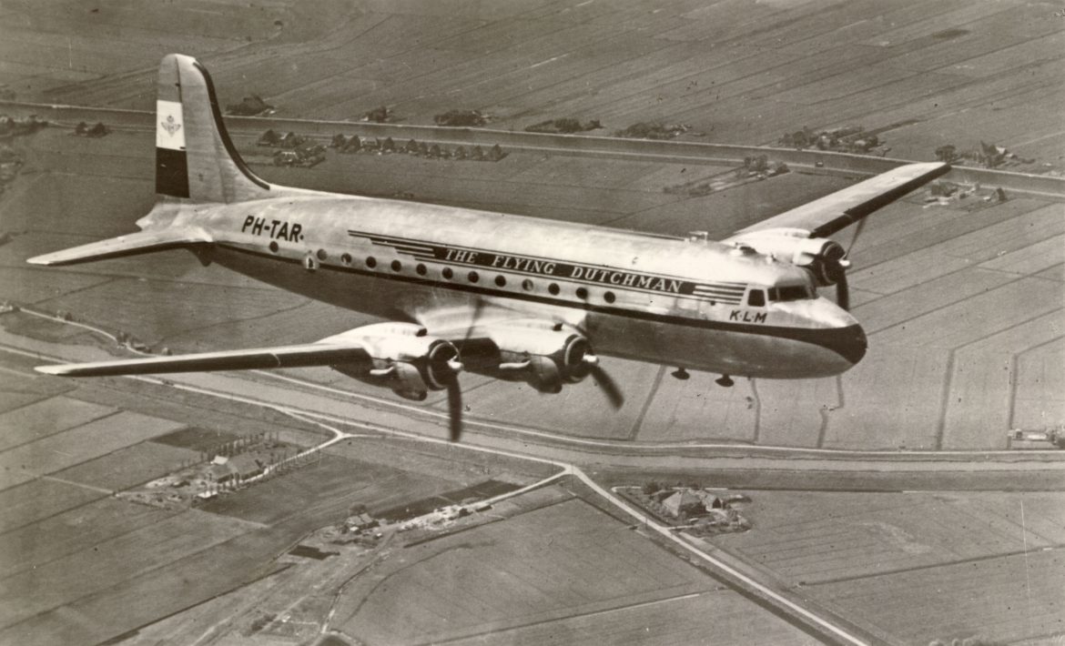 A Douglas DC-4 of KLM PH-TAR Rotterdam
